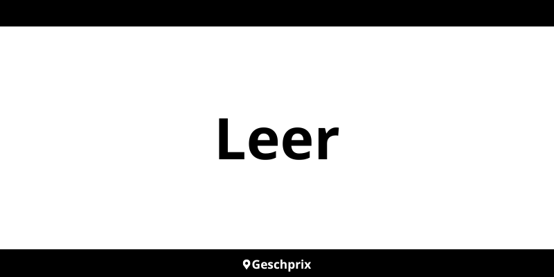 Telefonnummer Bonprix Filialen in Leer