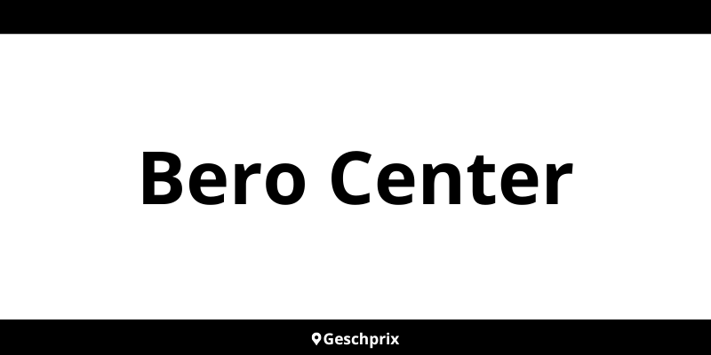 Telefonnummer Bonprix Filialen in Bero Center